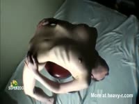 Skinny girl solo masturbation video